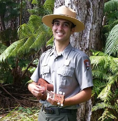 Ranger Noah demonstrates ‘ukulele