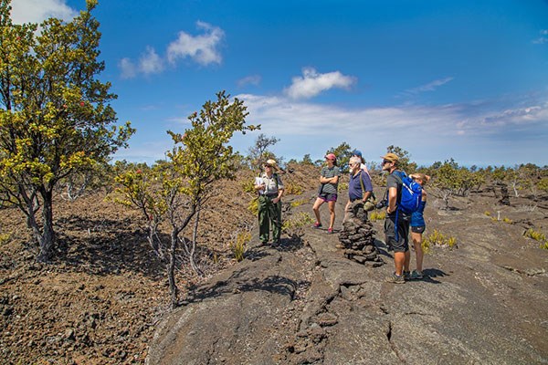 Ranger Wendy leads the Nature and Culture hike