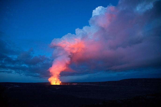 Halema'uma'u at dawn