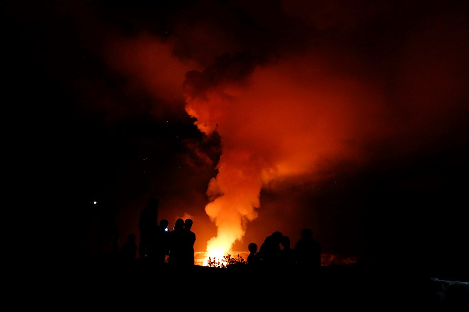 Glow from Halema‘uma‘u