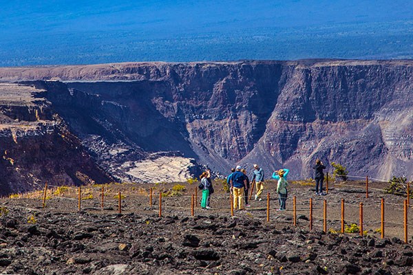 Come find the "road to nowhere," where Crater Rim Drive slid into Halema‘uma‘u Crater in June 2018 Come find the "road to nowhere," where Crater Rim Drive slid into Halema‘uma‘u Crater in June 2018