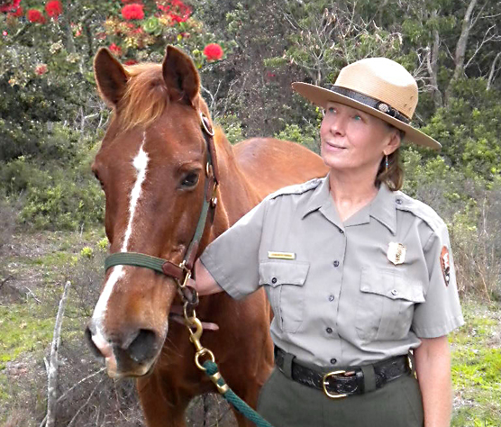 Mardie Lane and the horse Anuenue