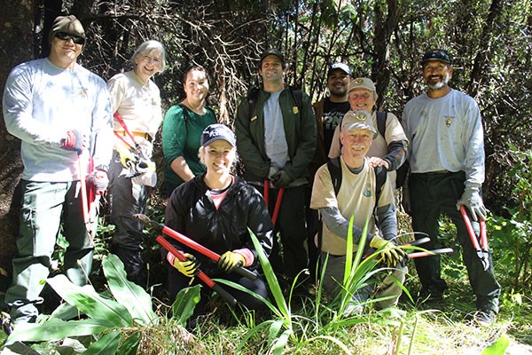 Stewardship at the Summit volunteers
