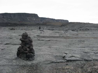 Across the Caldera Floor