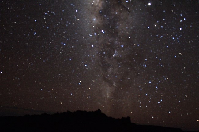 Night sky photo of the Milky Way