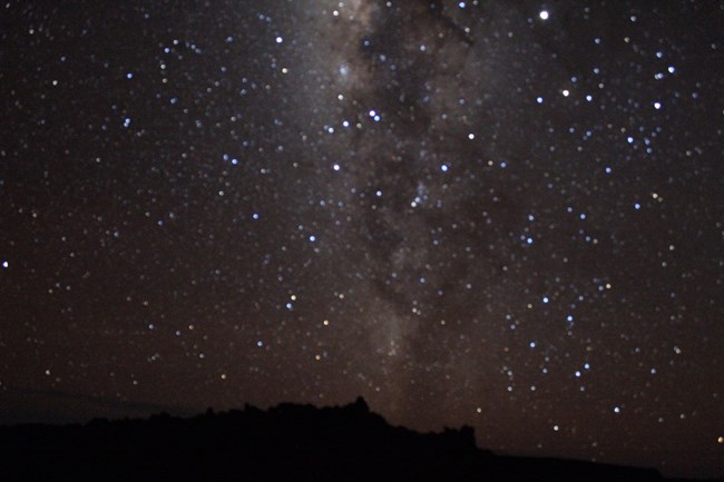 Night sky photo of the Milky Way