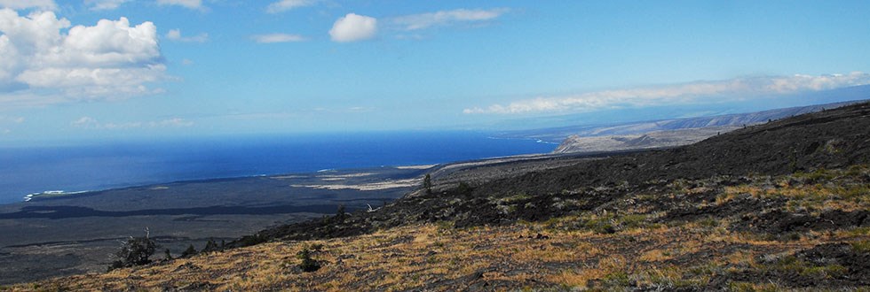 Ocean view from Chain of Craters Road Ocean view from Chain of Craters Road
