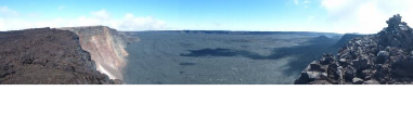 Summit caldera from north rim