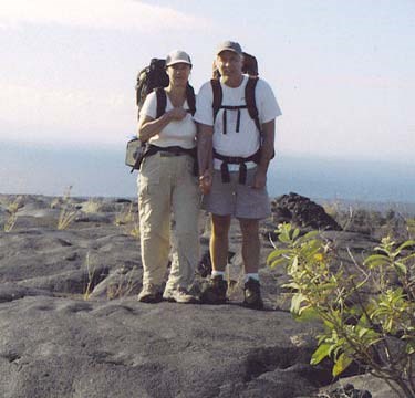 Hiking couple