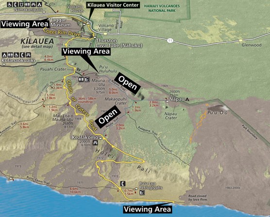 Night Glow Viewing Areas