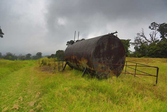 Old water tank