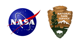 NASA and NPS logos combined