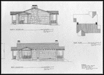 Elevations of Western Cabin, Grand Canyon National Park.