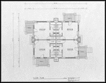 Floor Plan of Western Quadraplex Cabin, Grand Canyon National Park.