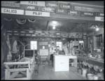 Interior of Dog Feed Cache & Sled Storage Building, Denali National Park.