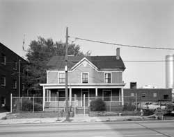 HABS photo of the Rucker House on Auburn Avenue