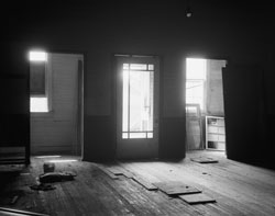 HABS photo of the interior of the school