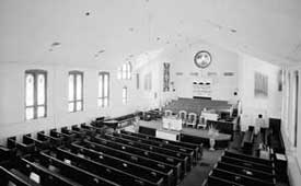HABS photo of interior of Ebenezer Baptist Church