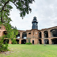 fort jefferson harbor light Image of harbor light