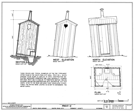 drawing of the Privy 2