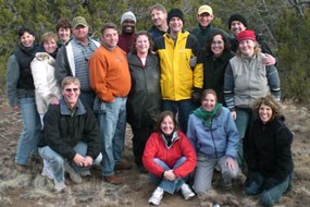 MLMDP participants at Bandelier. MLMDP participants at Bandelier.
