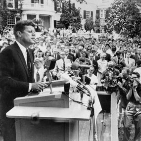 JFK 25th Anniversary Address of the Social Security Act at the Home of Franklin Roosevelt