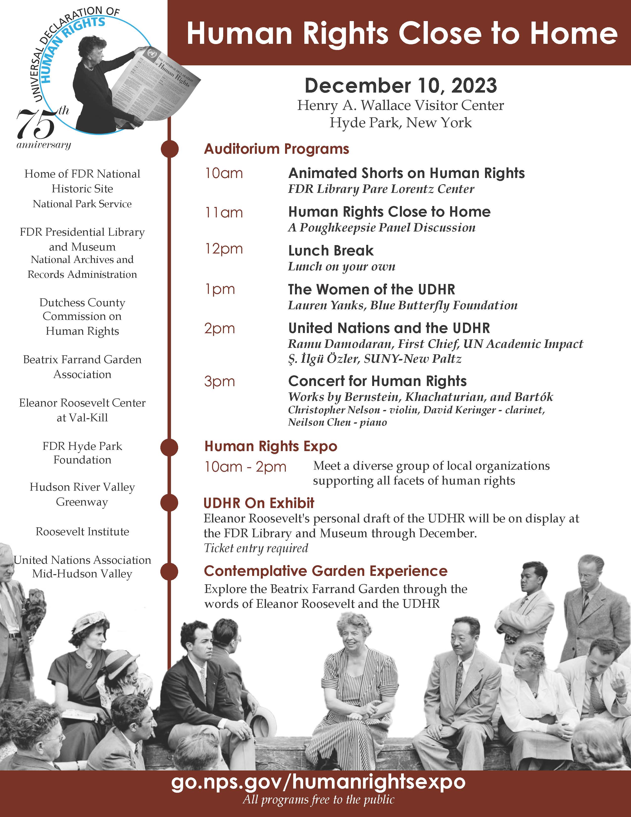 Flyer for Human Rights Expo