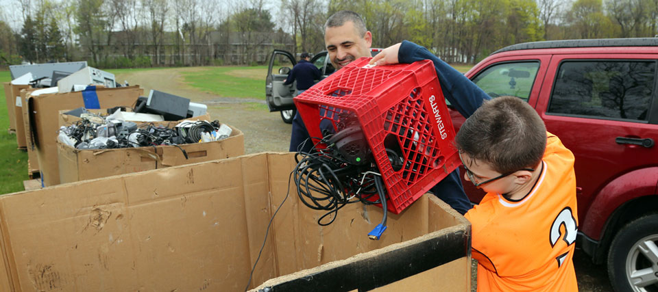Earth Day Recycle Event at Hyde Park Drive-In Earth Day Recycle Event at Hyde Park Drive-In
