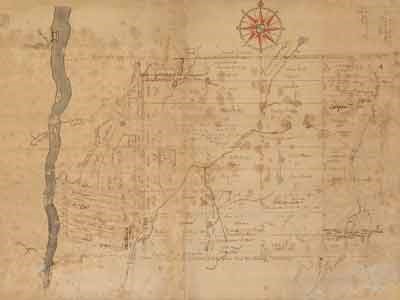 A map of the Nine Partners Patent