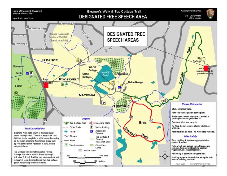 ELRO and TOCO 1st Amendment Areas Map