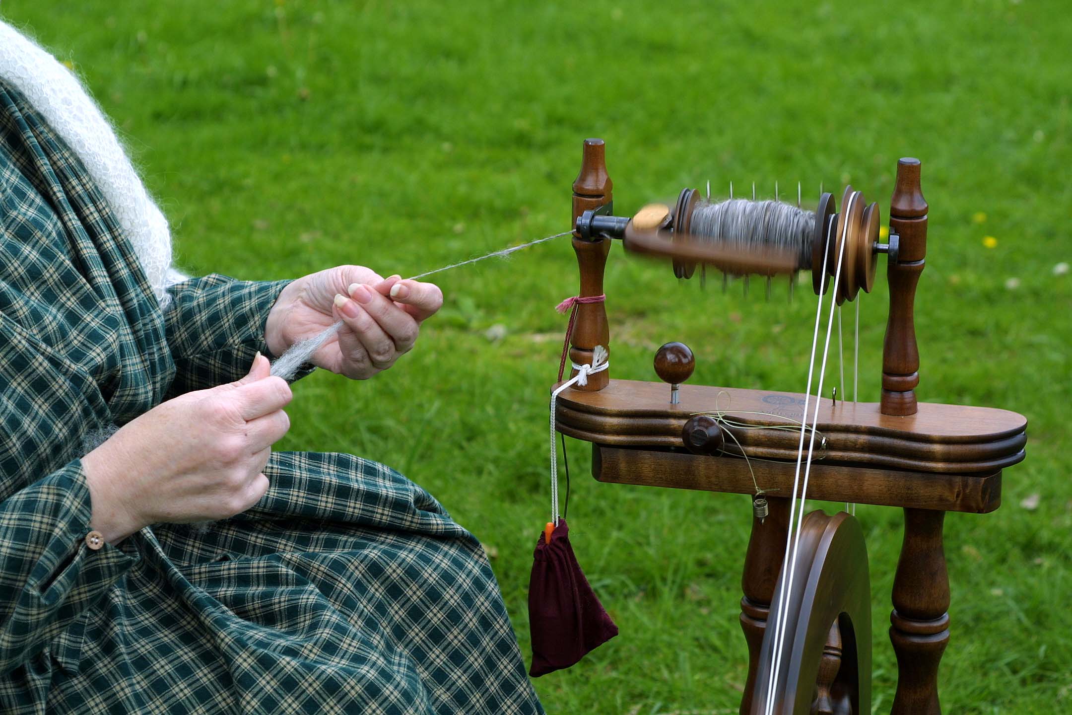 Spinning Wool to Clothe the Ironworker - Hopewell Furnace National