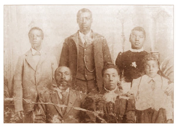 six members of the Williams Family