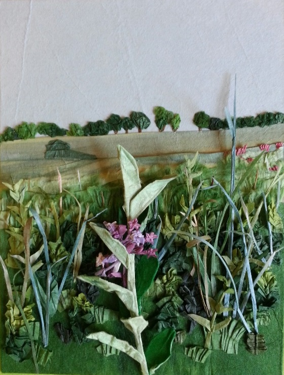 Origami of Blossoming Smooth Milkweed