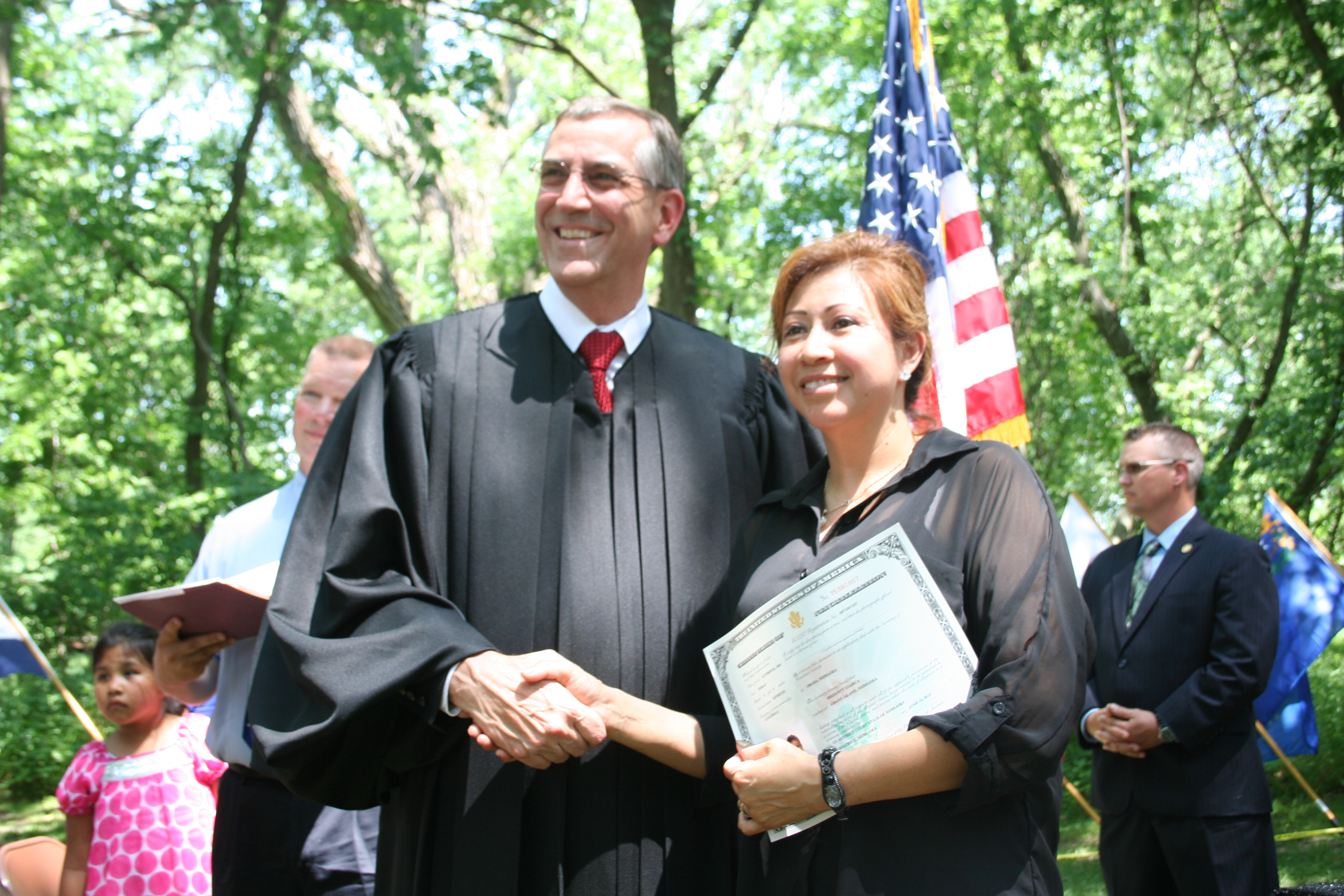 Witness People Take their First Oath of Allegiance to the United States at  a Naturalization Ceremony at Homestead National Monument of America -  Homestead National Historical Park (. National Park Service)