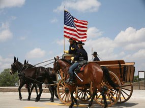 Cavalry from Fort Riley, KS