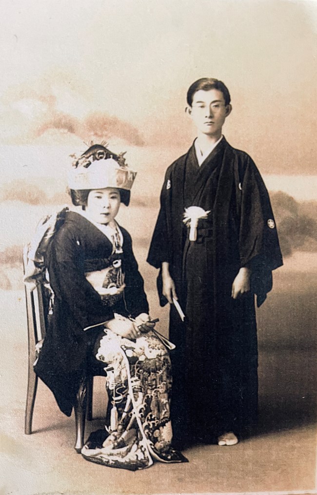 Shigeki and Kikue Fujimoto wedding