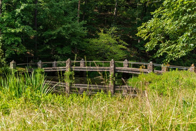 Stonebridge over Lake Lillian, today known locally as Ricks Pond