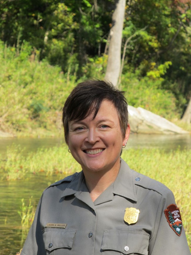 The park's superintendent, Laura Miller poses for a picture.