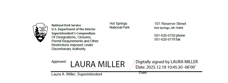 Page containing electronic signature