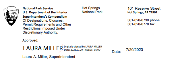 The digital signature of Laura A. Miller, dated July 20, 2023