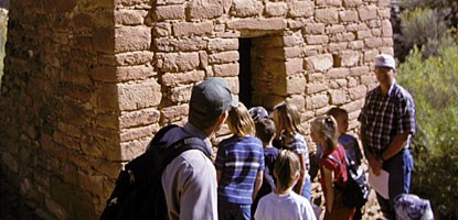 Local third graders visiting Square Tower