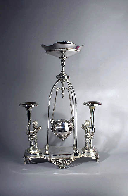Epergne belonging to Madge and David Wallace, Truman Home
