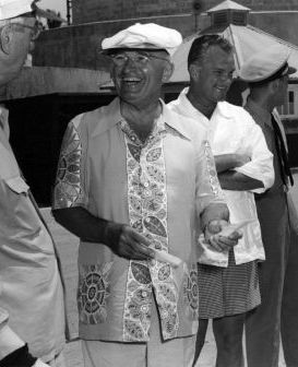 President Truman in Key West, 1950.