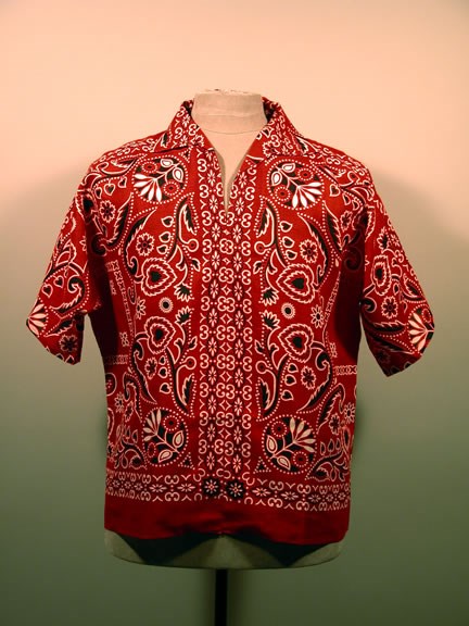 Sport shirt, Hoe-Down Alley. HSTR 17390. Sport shirt, Hoe-Down Alley. HSTR 17390.