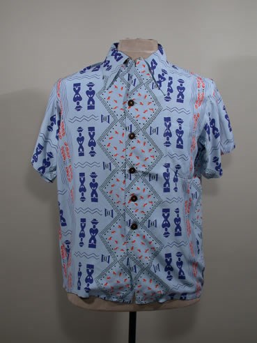 Sport shirt, Kamehameha. HSTR 17391. Sport shirt, Kamehameha. HSTR 17391.