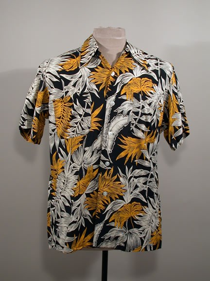 Sport Shirt, Duke Kahanamoku. HSTR 17399. Sport Shirt, Duke Kahanamoku. HSTR 17399.