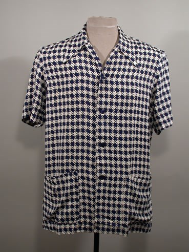 Sport shirt, Mal Marshall, HSTR 17400. Sport shirt, Mal Marshall, HSTR 17400.