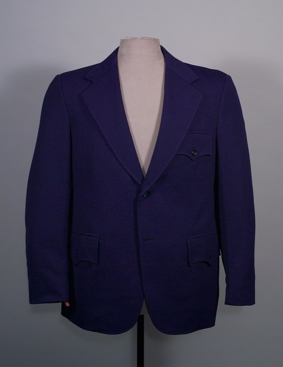 Blue polyester sports jacket, HSTR 20512