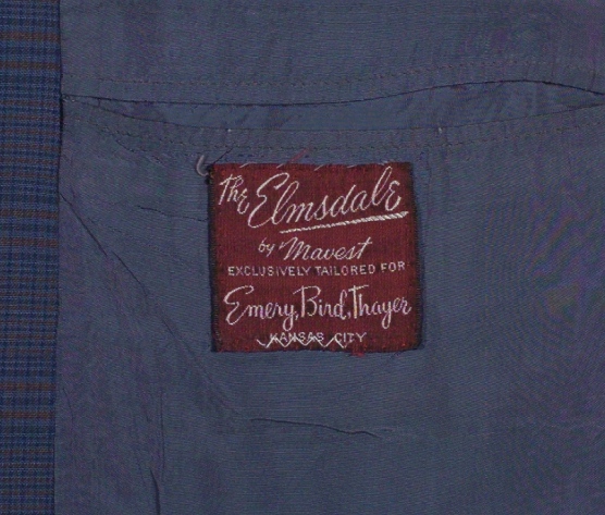 Sports jacket label, HSTR 20516