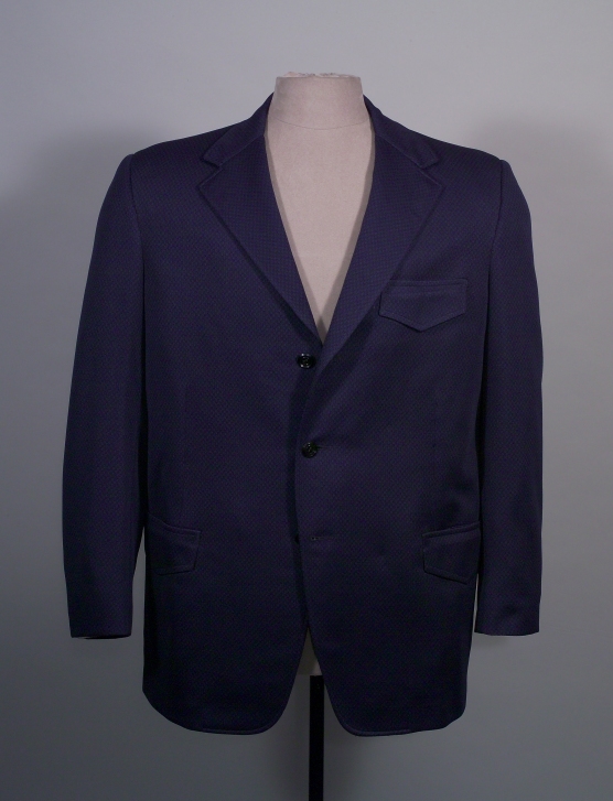 Blue and black checked suit, HSTR 20521